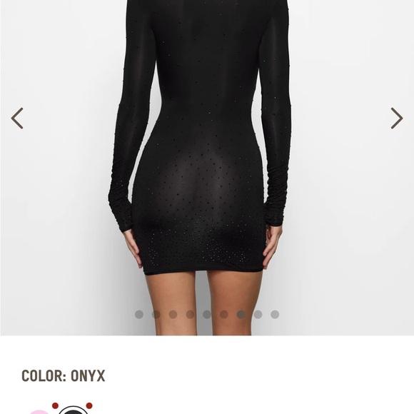 SKIMS RHINESTONE JELLY DRESS SOLD OUT - Picture 7 of 10